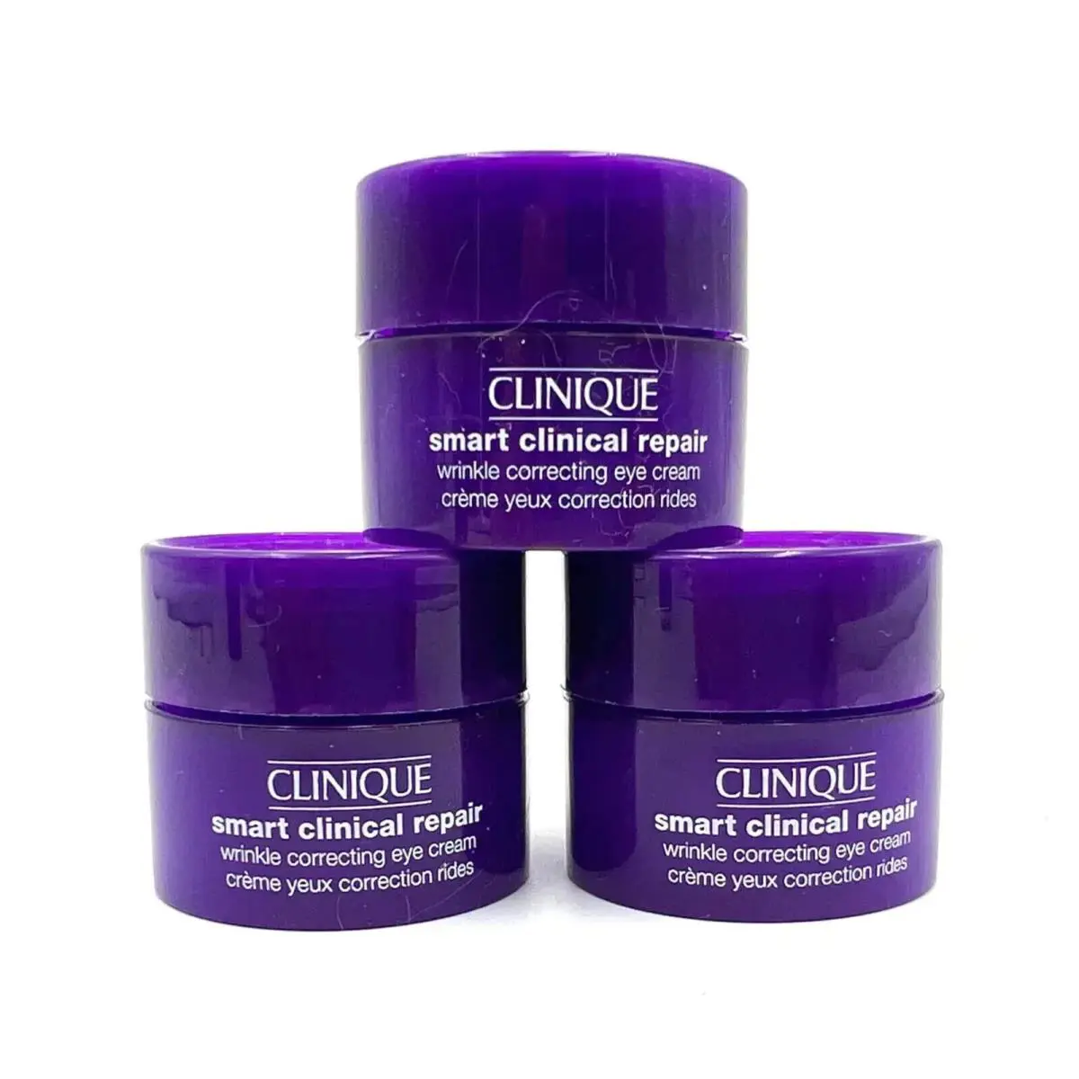 3 0.17oz/5ml Clinique Smart Clinical Repair Wrinkle Correcting Eye Cream Nwob