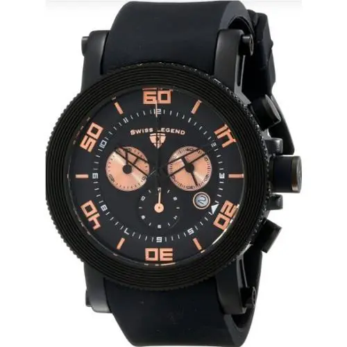Swiss Legend Men`s 30465-BB-01-RA Cyclone Analog Display Swiss Quartz Blck Watch