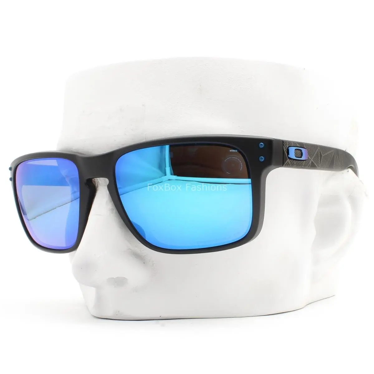 Holbrook Sunglasses Matte Black Prizm Sapphire Polar OO9102-H055 Wpouch by Oakley