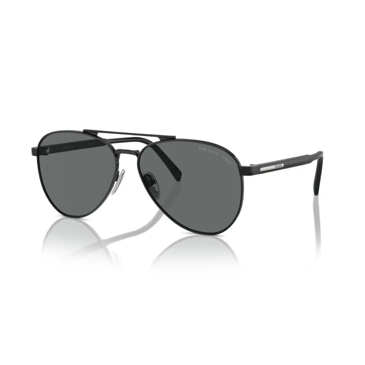 Prada Sunglasses Spr A58 1AB5Z1 - Frame: Black