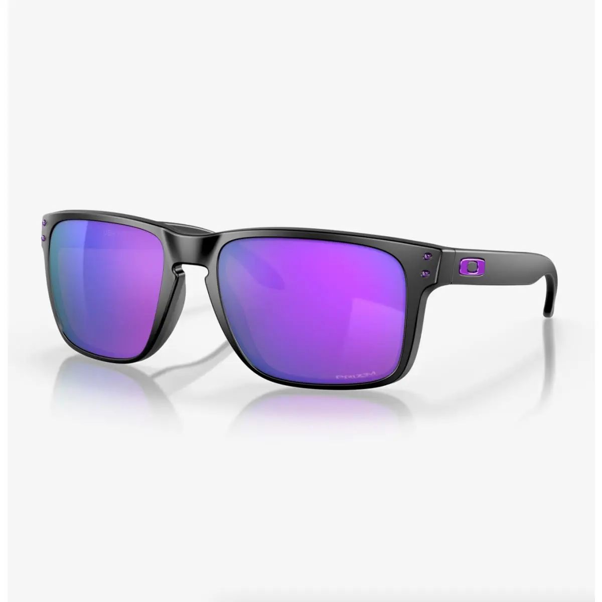 Holbrook XL Sunglasses Matte Black l Prizm Violet OO9417-20 by Oakley