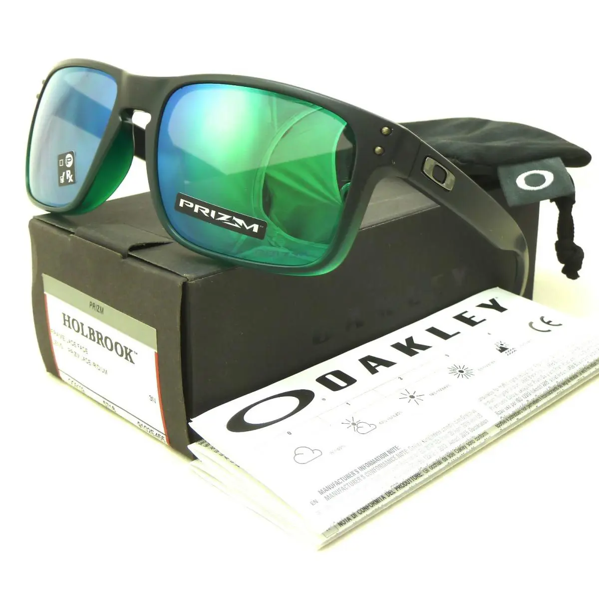 Holbrook Jade Fade Prizm Jade Iridium Lens Sunglass 9102-E4 by Oakley