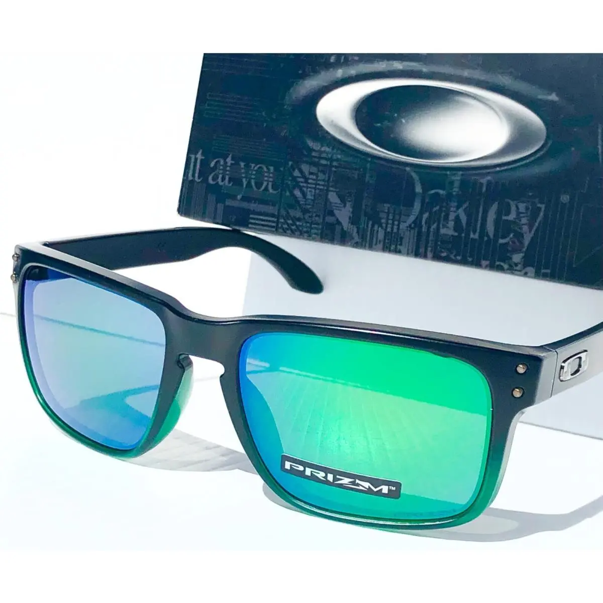 Holbrook Jade Fade Prizm Jade Iridium Lens Sunglass 9102-E4 by Oakley