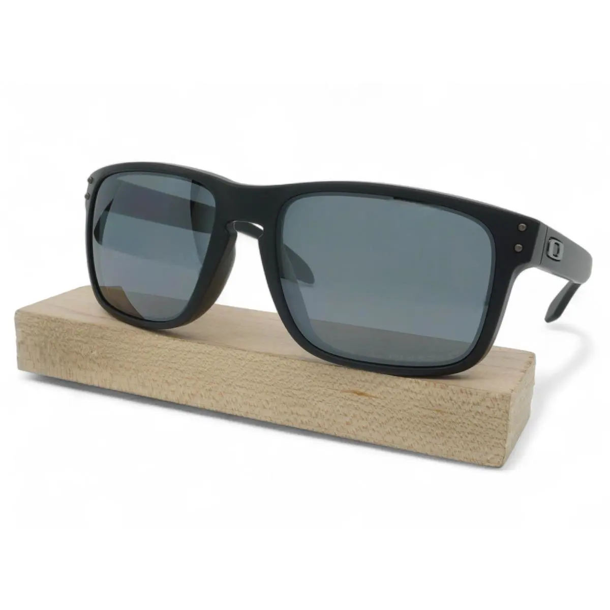 OO9244-25 Unisex Oakley Holbrook A Polarized Sunglasses - Frame: Black, Lens: Black