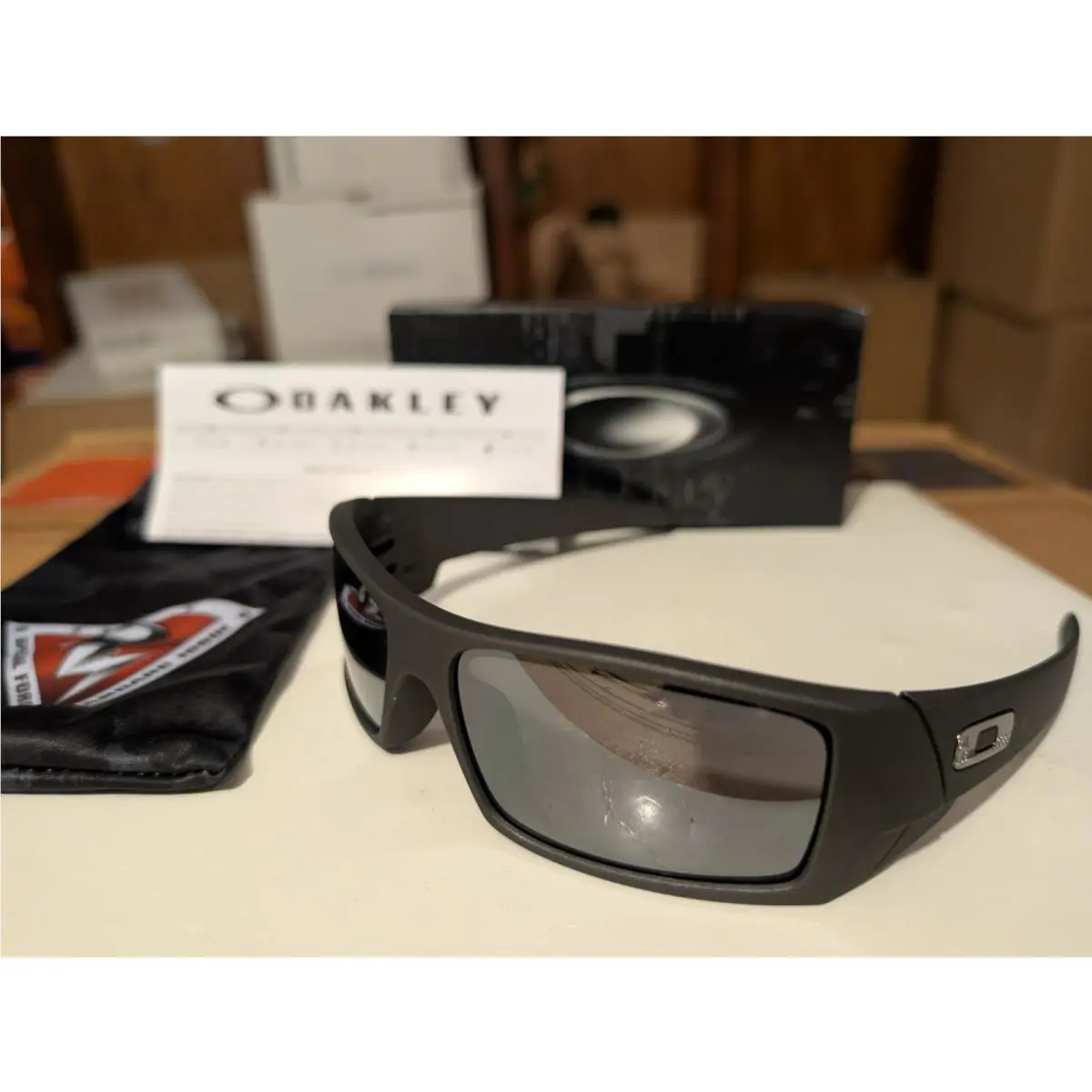 Si Gascan Sunglasses Cerakote Cobalt / Black Iridium OO9014 53-111 by Oakley