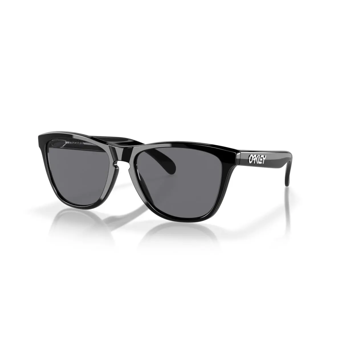 Frogskins Polished Black/grey 55 mm Men`s Sunglasses OO9013 24-306 by Oakley