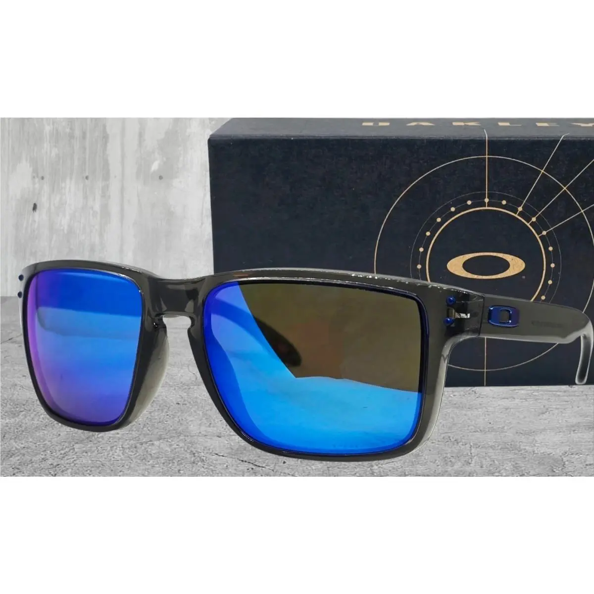 Oakley Holbrook XL Grey Smoke Prizm Sapphire Polarized OO9417-09 Sunglasses