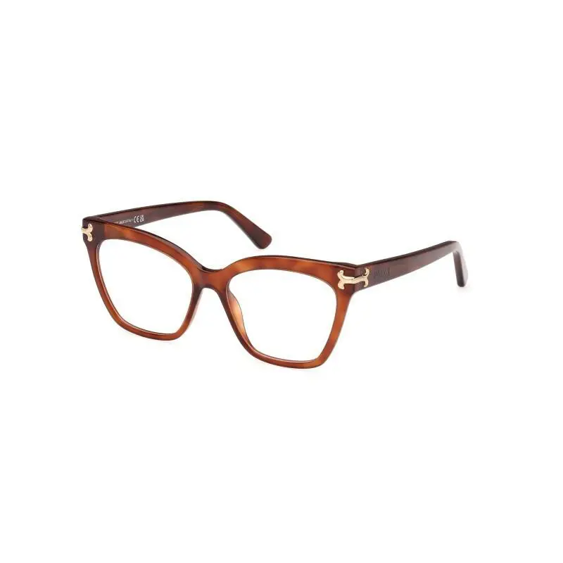 Emilio Pucci EP 5235 053 Brown Cateye Plastic Optical Eyeglasses Frame 54-16-140