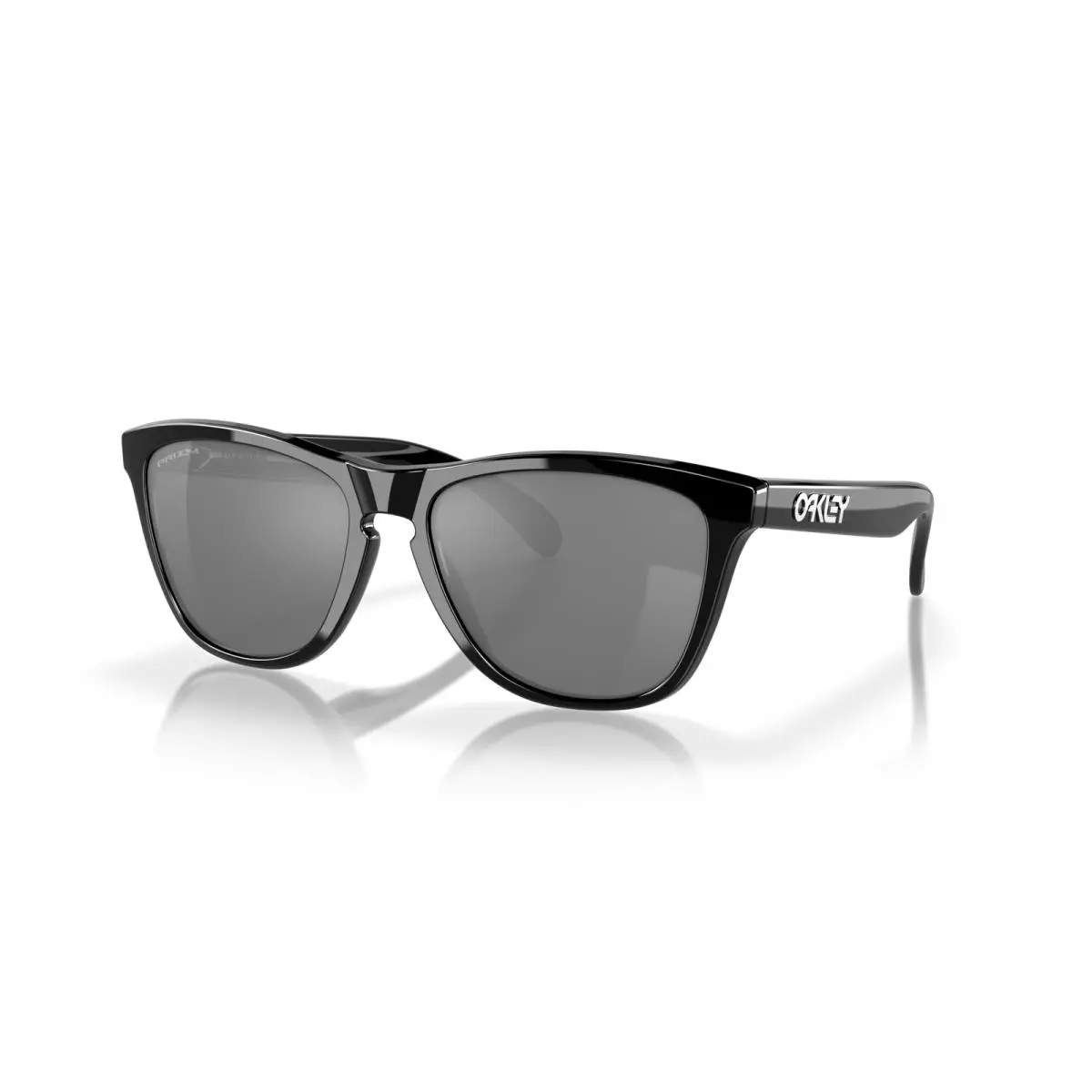 Oakley Frogskins Polished Black/prizm Black 55 mm Men`s Sunglasses OO9013-C455