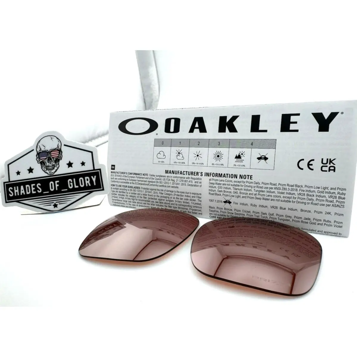Oakley Holbrook Prizm Dark Golf Replacement Lenses Sunglasses 9102