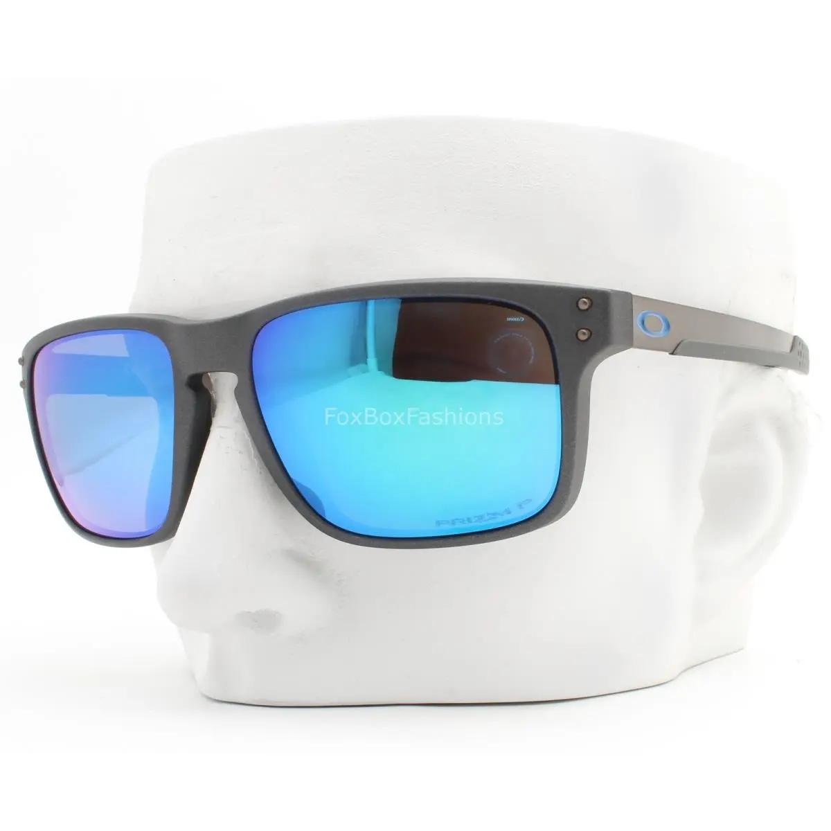 Holbrook Mix Sunglasses Steel Prizm Sapphire Polarized OO9384-1057 Wpouch by Oakley