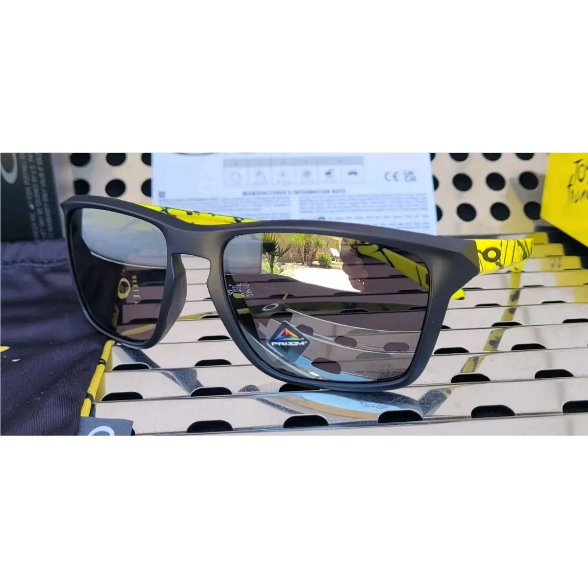 Oakley Sylas Tour de France Sunglasses 9448-3757 Matte Black w/ Prizm Black