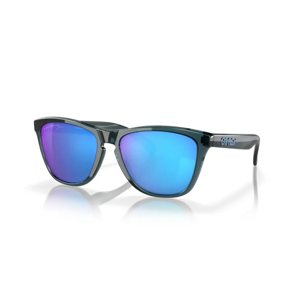 Frogskins Polarized Sunglasses OO9013-F655 Crystal Black W/prizm Sapphire by Oakley