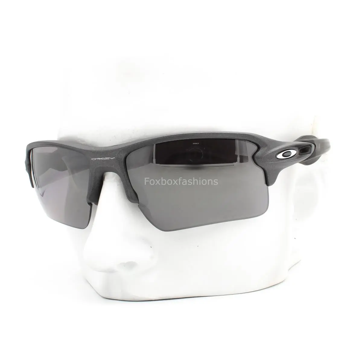 Flak 2.0 XL Sunglasses OO9188-F859 Steel Prizm Black Polarized with Case by Oakley