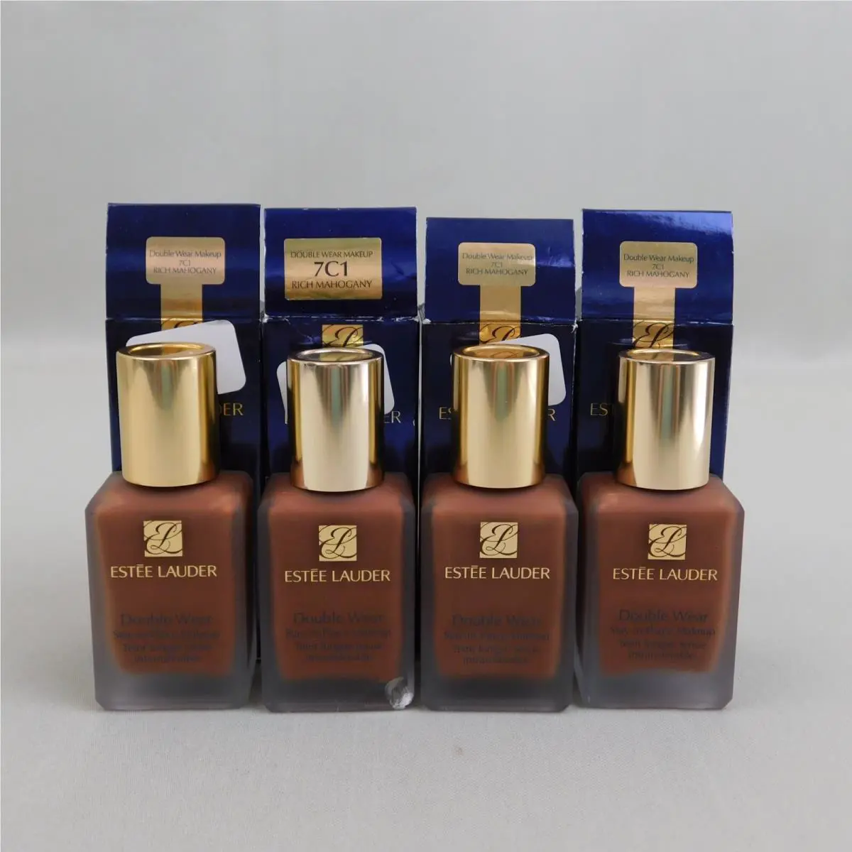 Lot 4 Estee Lauder Double Wear Stay-in-place Foundation 7C1 Rich Mahogany 2318