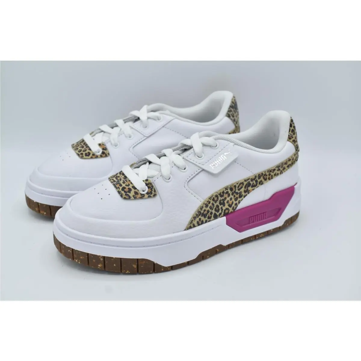 Puma Womens Size 8.5 Cali Dream Leopard Chunky Platform Fashion Shoes Sneakers