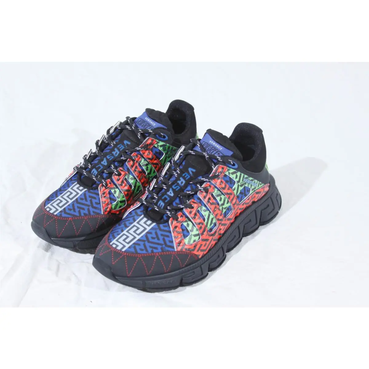 Versace Trigreca Men`s Sneakers Shoes US 8.5 Made in Italy