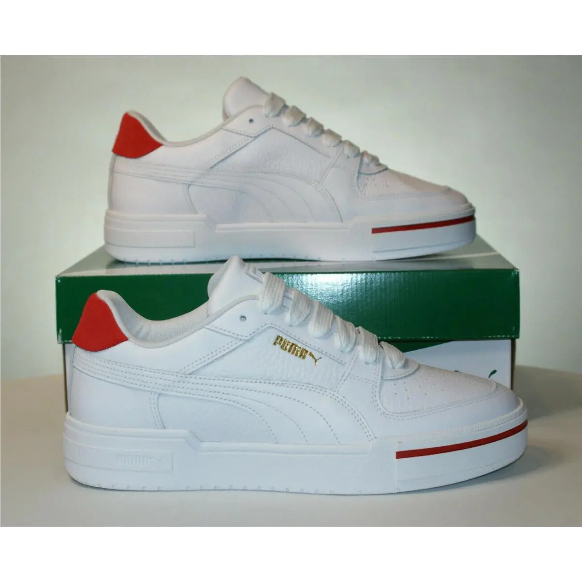 Puma shoes - Puma CA PRO HERITAGE - PRO HERITAGE - 37581102 - PUMA WHITE / PUMA WHITE - RED (UPC: 194579104877) 2
