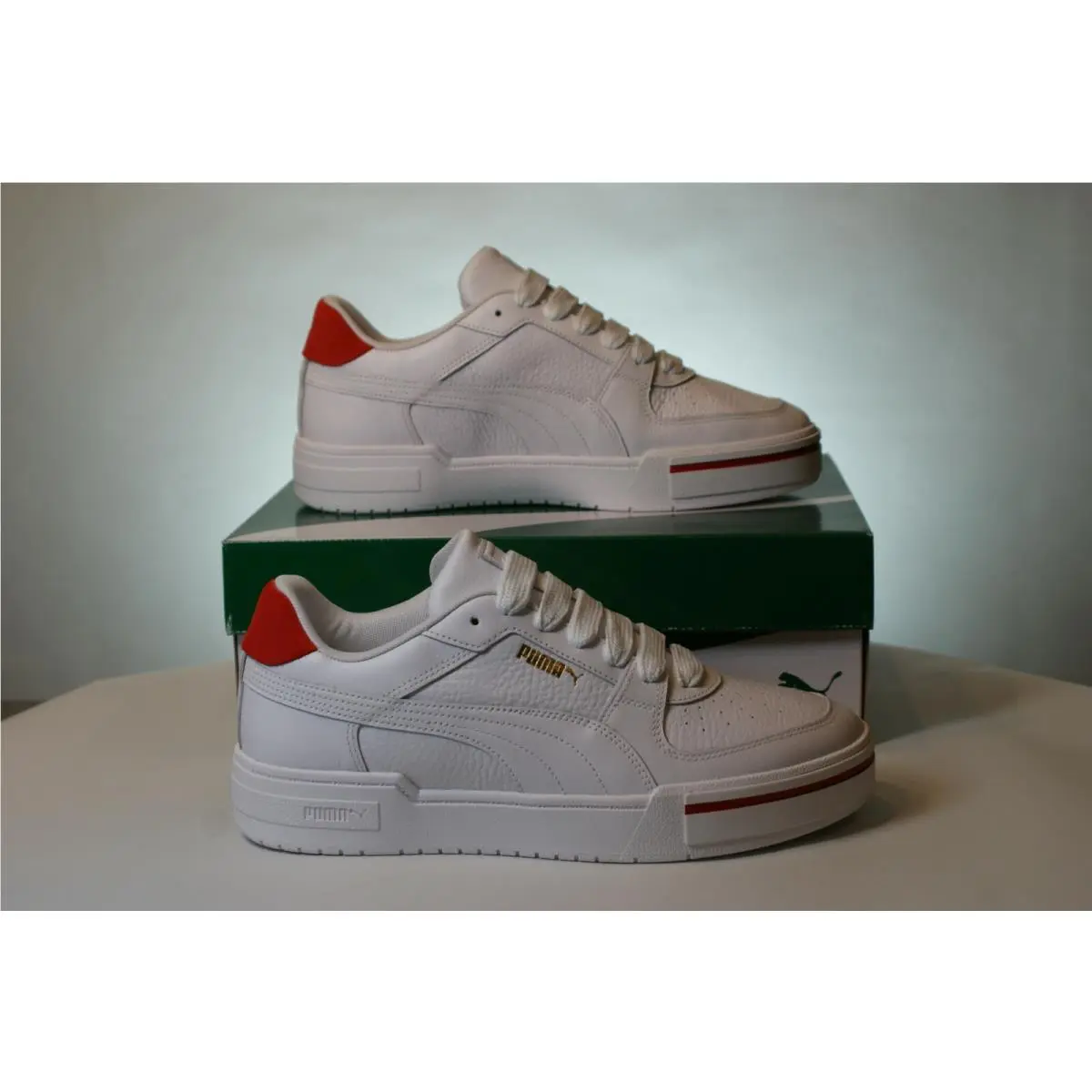 Puma shoes - Puma CA PRO HERITAGE - PRO HERITAGE - 37581102 - PUMA WHITE / PUMA WHITE - RED (UPC: 194579104877) 3