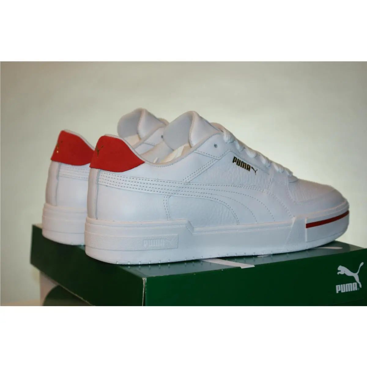 Puma shoes - Puma CA PRO HERITAGE - PRO HERITAGE - 37581102 - PUMA WHITE / PUMA WHITE - RED (UPC: 194579104877) 6