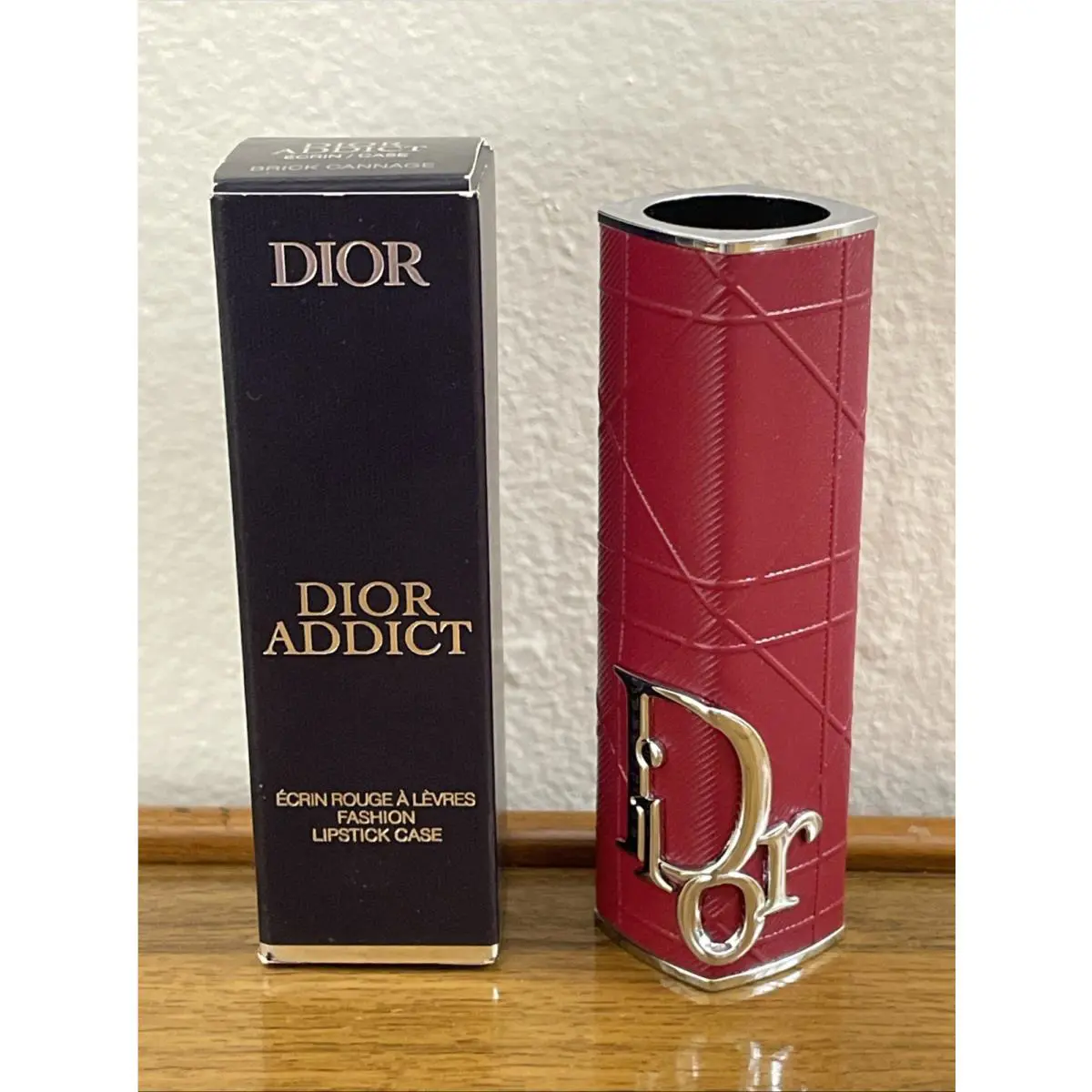 Dior Addict Lipstick Case Brick Cannage