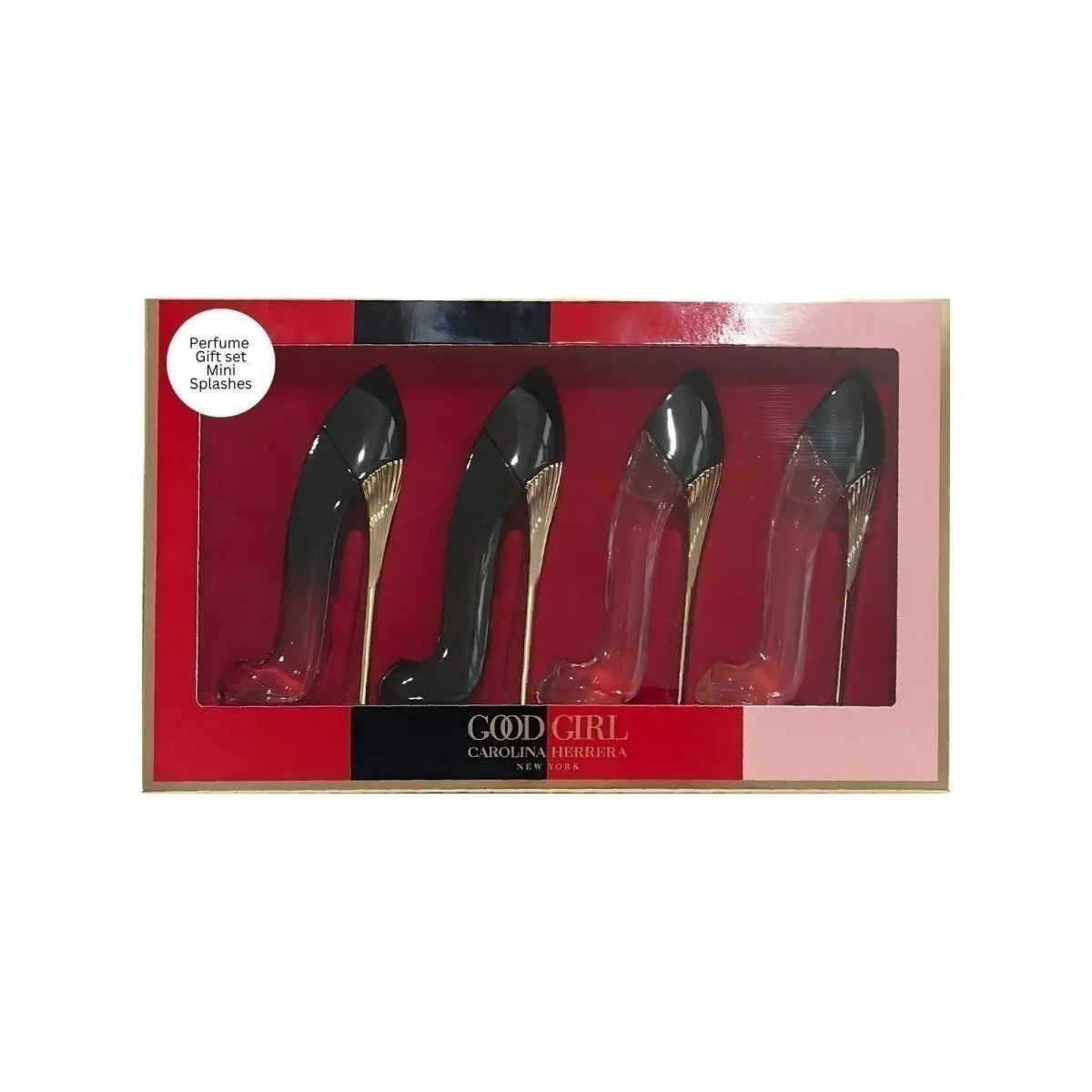 4x7mL Edp Mini Set – Good Girl Blush + Girl + Elixir by Carolina Herrera