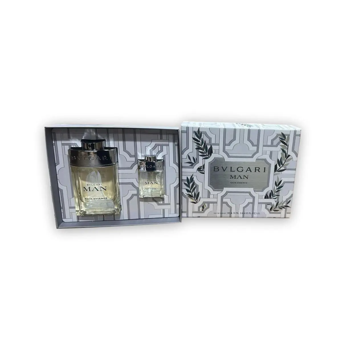Bvlgari Man Rain Essence 3.4 oz Edp Spray Mens Cologne+ 0.5 oz Edp Set