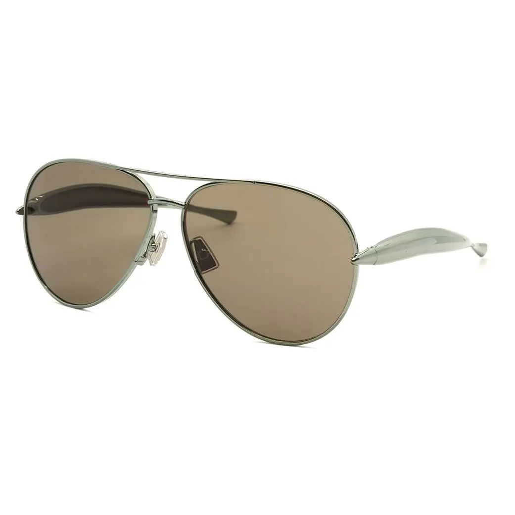 Bottega Veneta BV1305S-006 Sunglasses 64mm - Frame: Green Green Brown, Lens: Brown