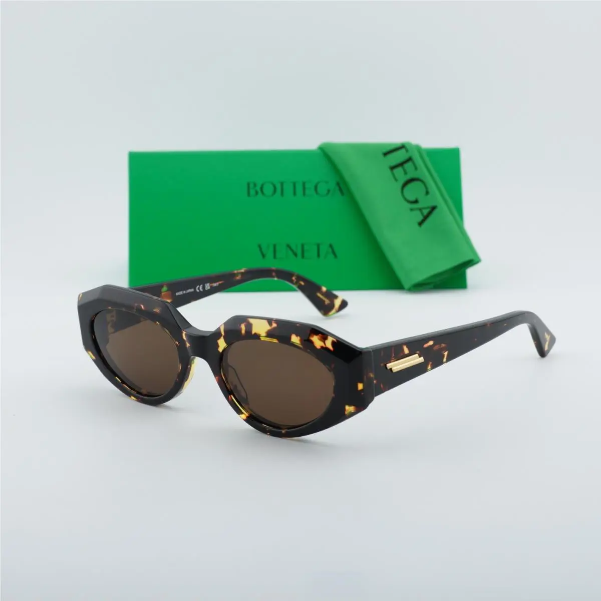 Bottega Veneta BV1031S 002 Havana/brown 52-21-145 Sunglasses