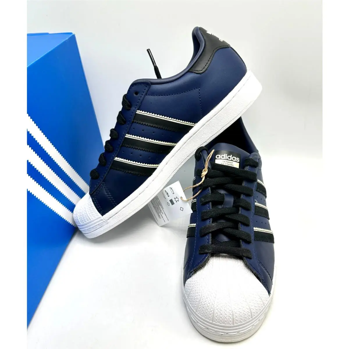 Adidas shoes - adidas Superstar - Superstar - HQ2210 - Navy Blue 4