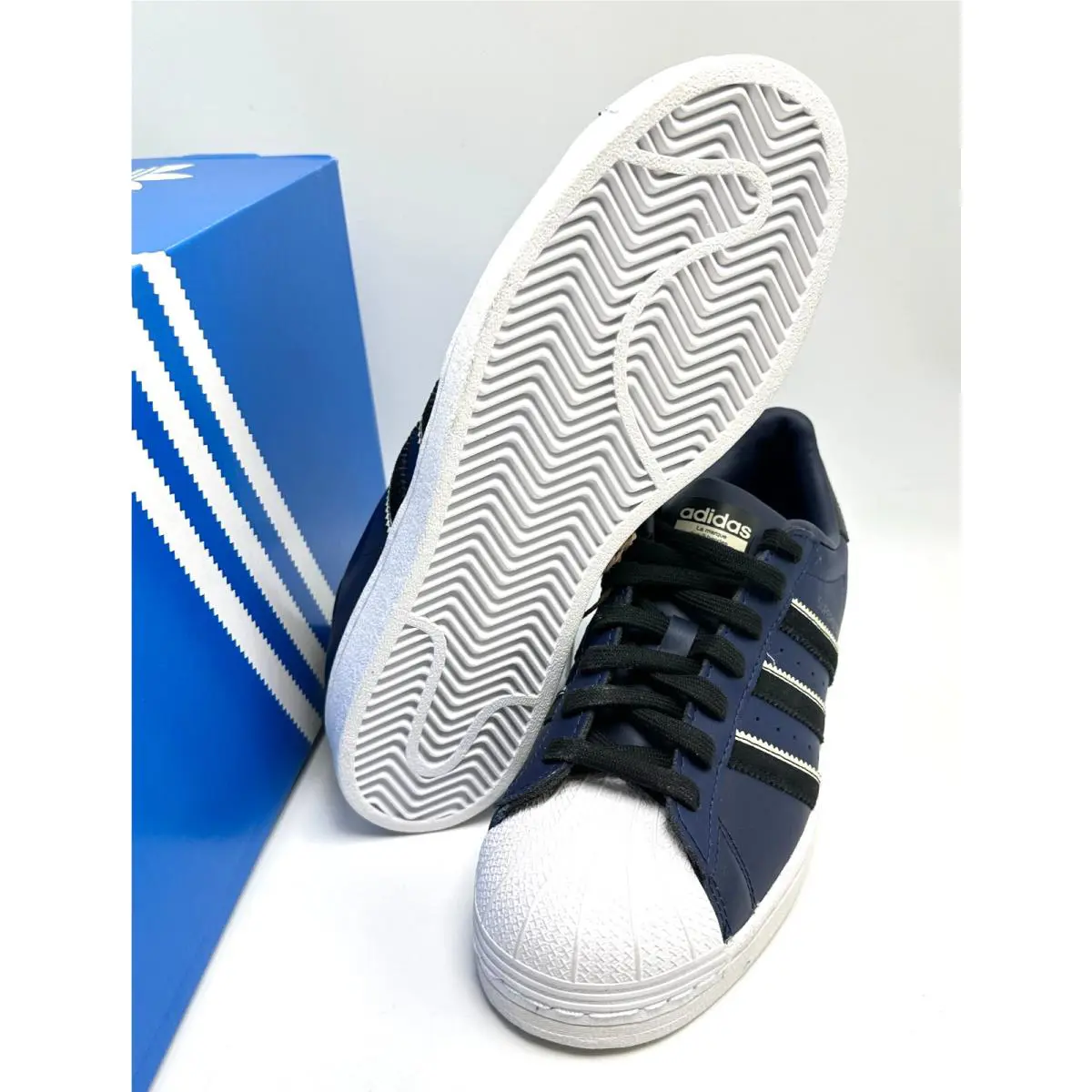 Adidas shoes - adidas Superstar - Superstar - HQ2210 - Navy Blue 5