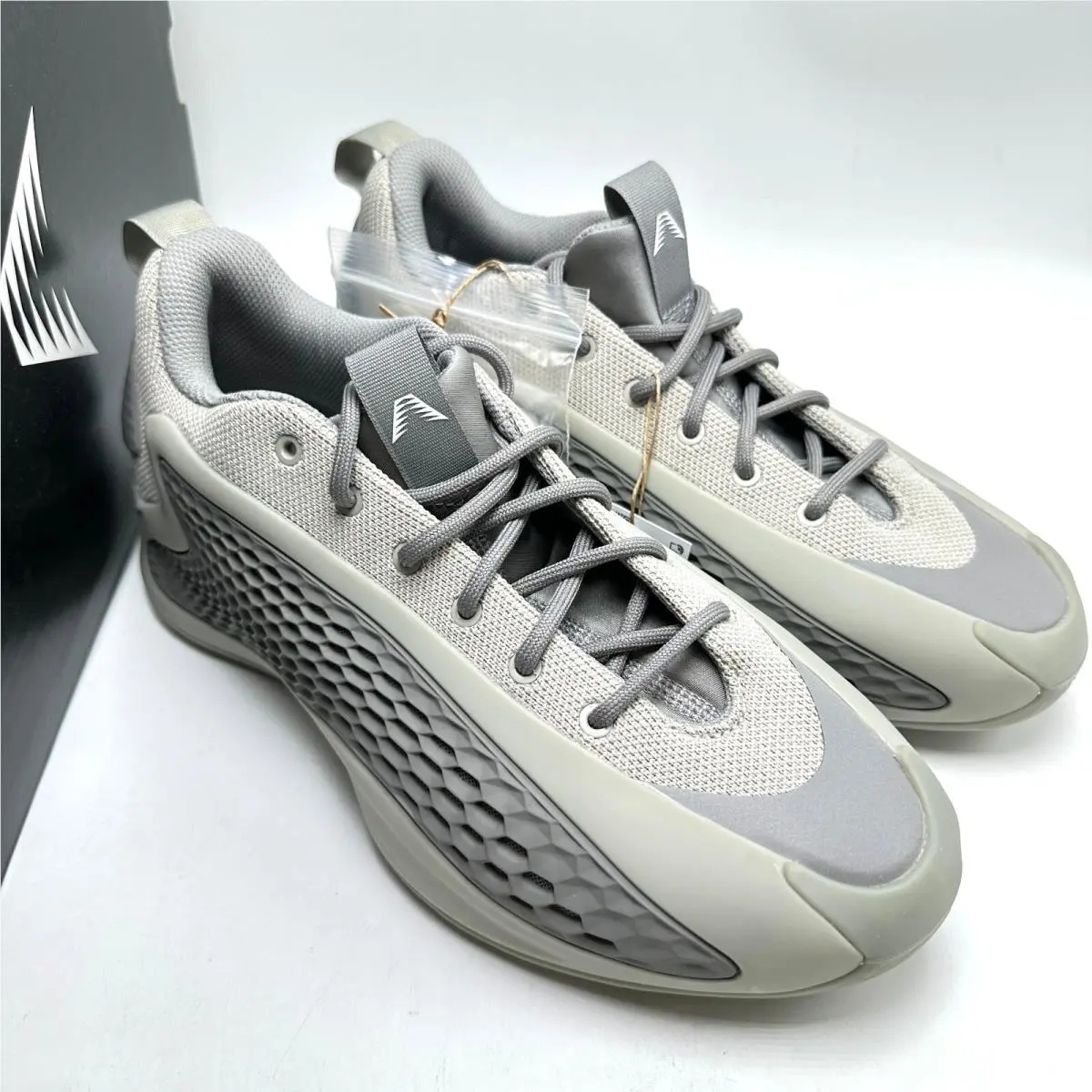 Adidas shoes - ADIDAS ANTHONY EDWARDS 1 - ANTHONY EDWARDS - JS1775 - Metallic Grey/Dove Grey/Cloud White 3
