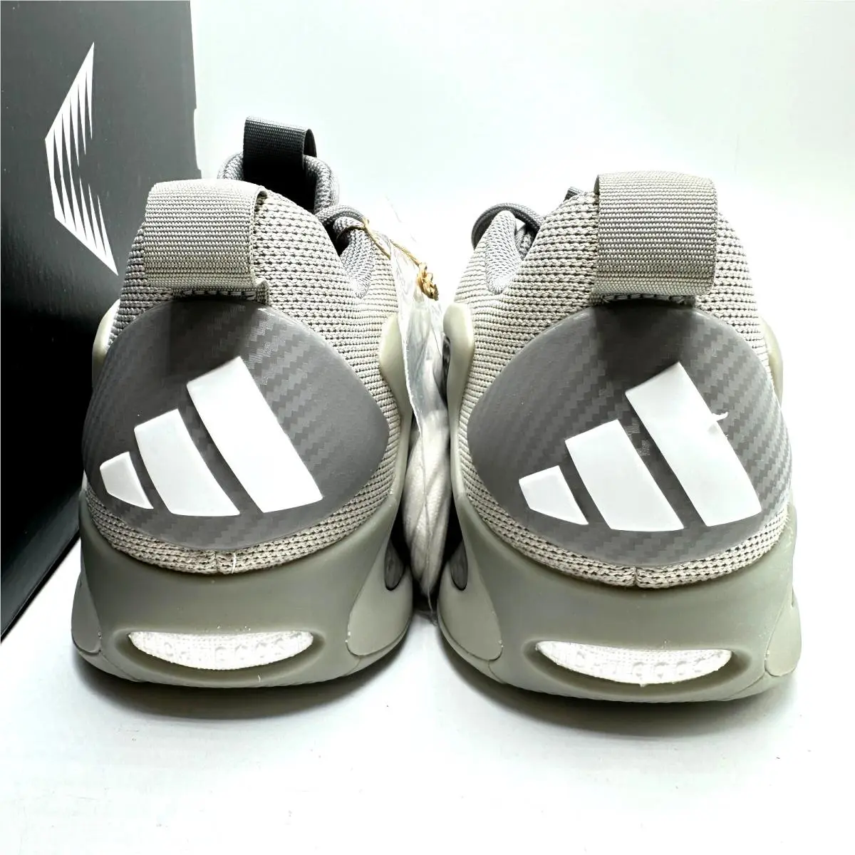 Adidas shoes - ADIDAS ANTHONY EDWARDS 1 - ANTHONY EDWARDS - JS1775 - Metallic Grey/Dove Grey/Cloud White 4