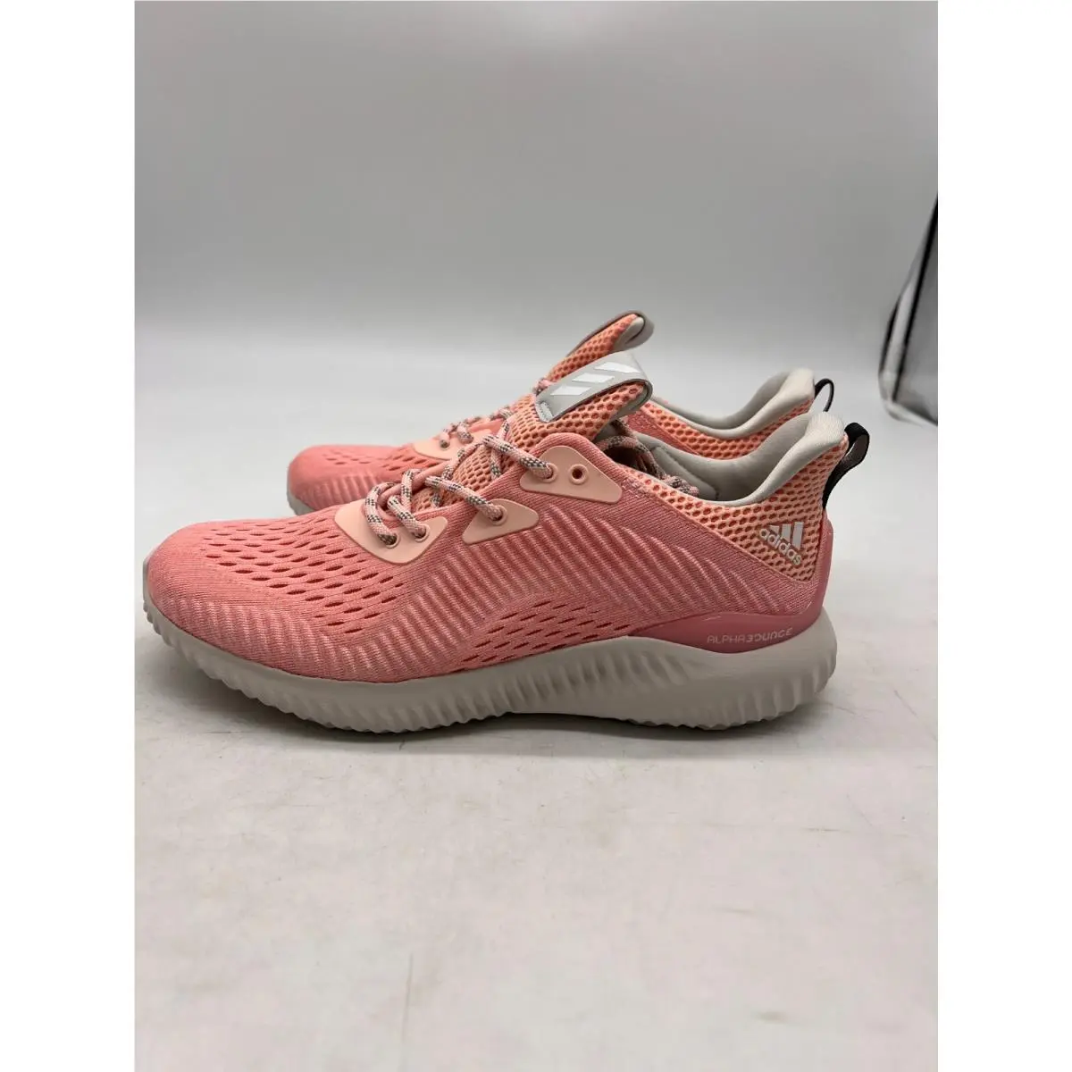 Adidas Alpha Bounce Pink Women`s Running Shoes BW1196 Athletic Shoes