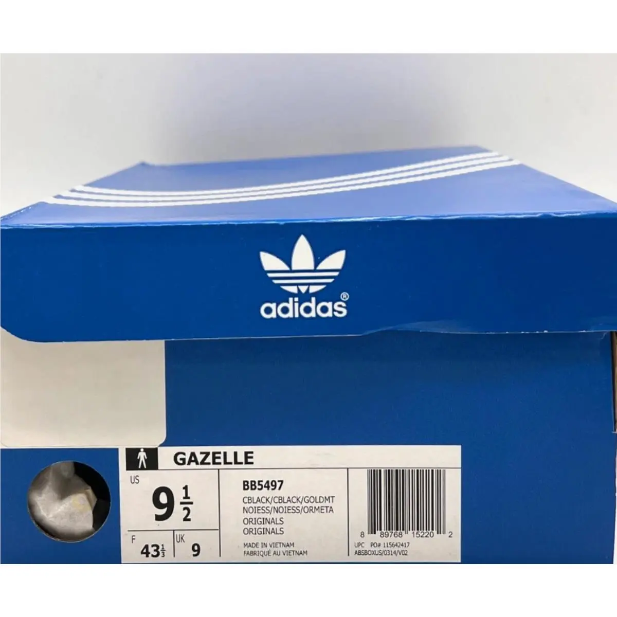 Adidas shoes - adidas Gazelle - Gazelle - BB5478 - Black 7