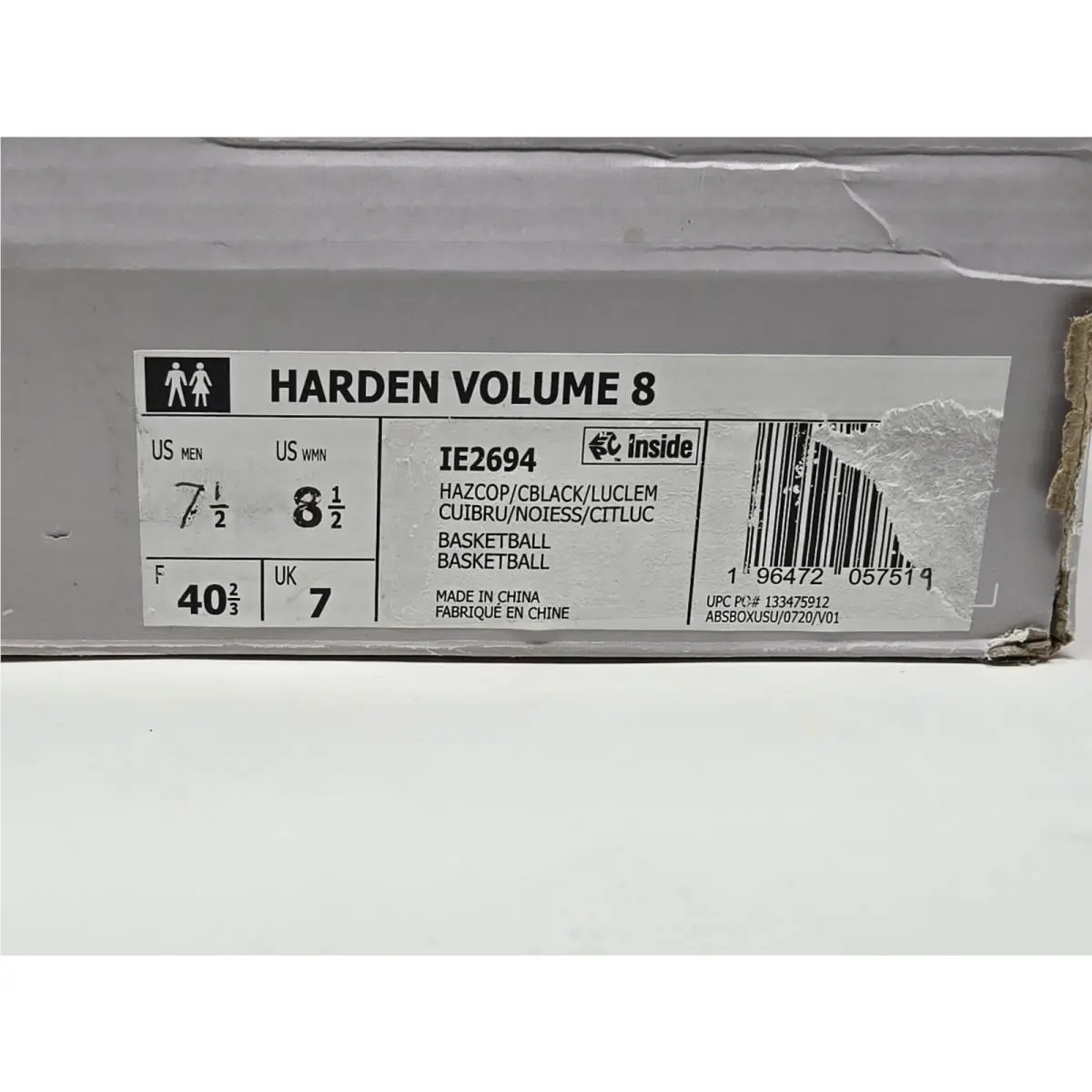 Adidas shoes - adidas Harden - Harden - IE2694 - Orange, Manufacturer: Hazy Copper / Core Black / Lucid Lemon 8