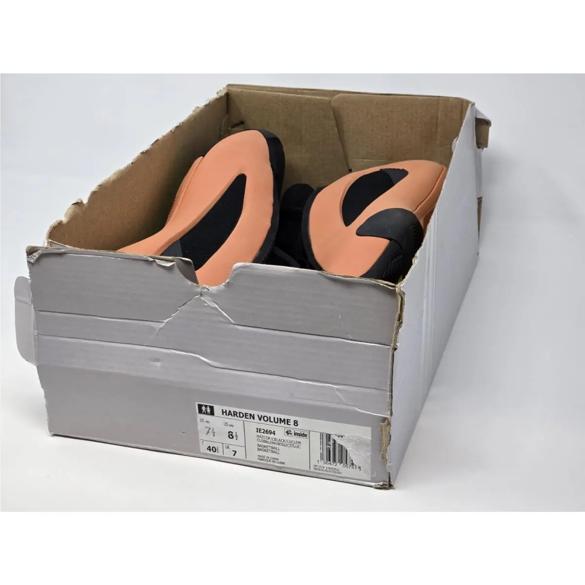 Adidas shoes - adidas Harden - Harden - IE2694 - Orange, Manufacturer: Hazy Copper / Core Black / Lucid Lemon 7