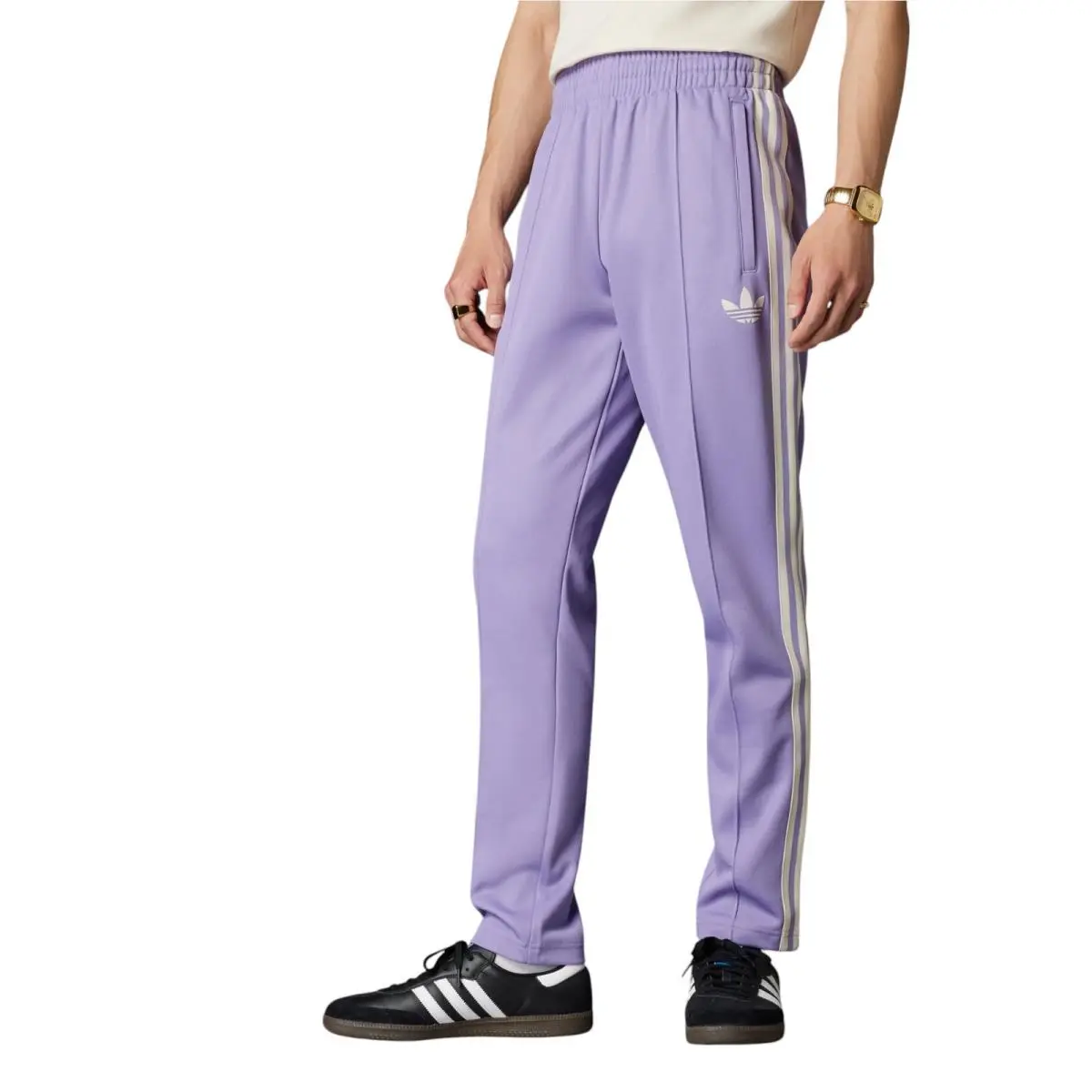 Adidas clothing - Adidas Real Madrid Beckenbauer Track Pants - Lilac 0