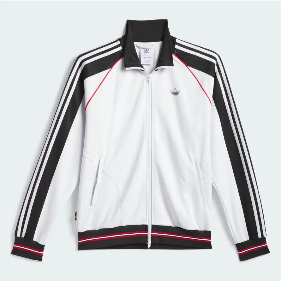 Adidas clothing - Adidas Skateboarding Tyshawn Track Jacket - JP1167 - White 12