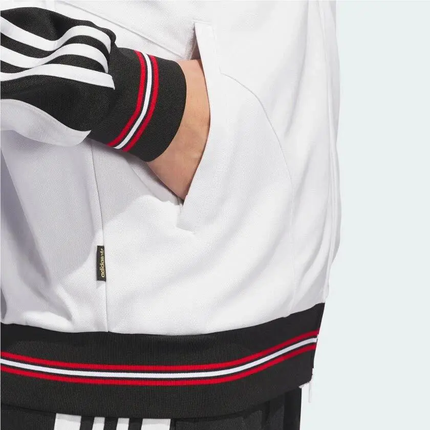 Adidas clothing - Adidas Skateboarding Tyshawn Track Jacket - JP1167 - White 14