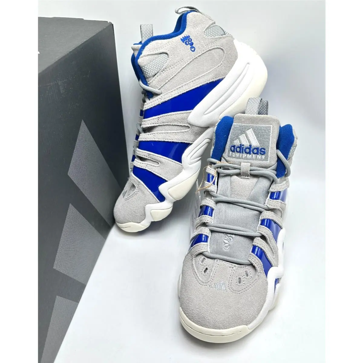 Adidas shoes - adidas Crazy 8 - Crazy - IG3737 - Grey/Royal Blue/Footwear White 10