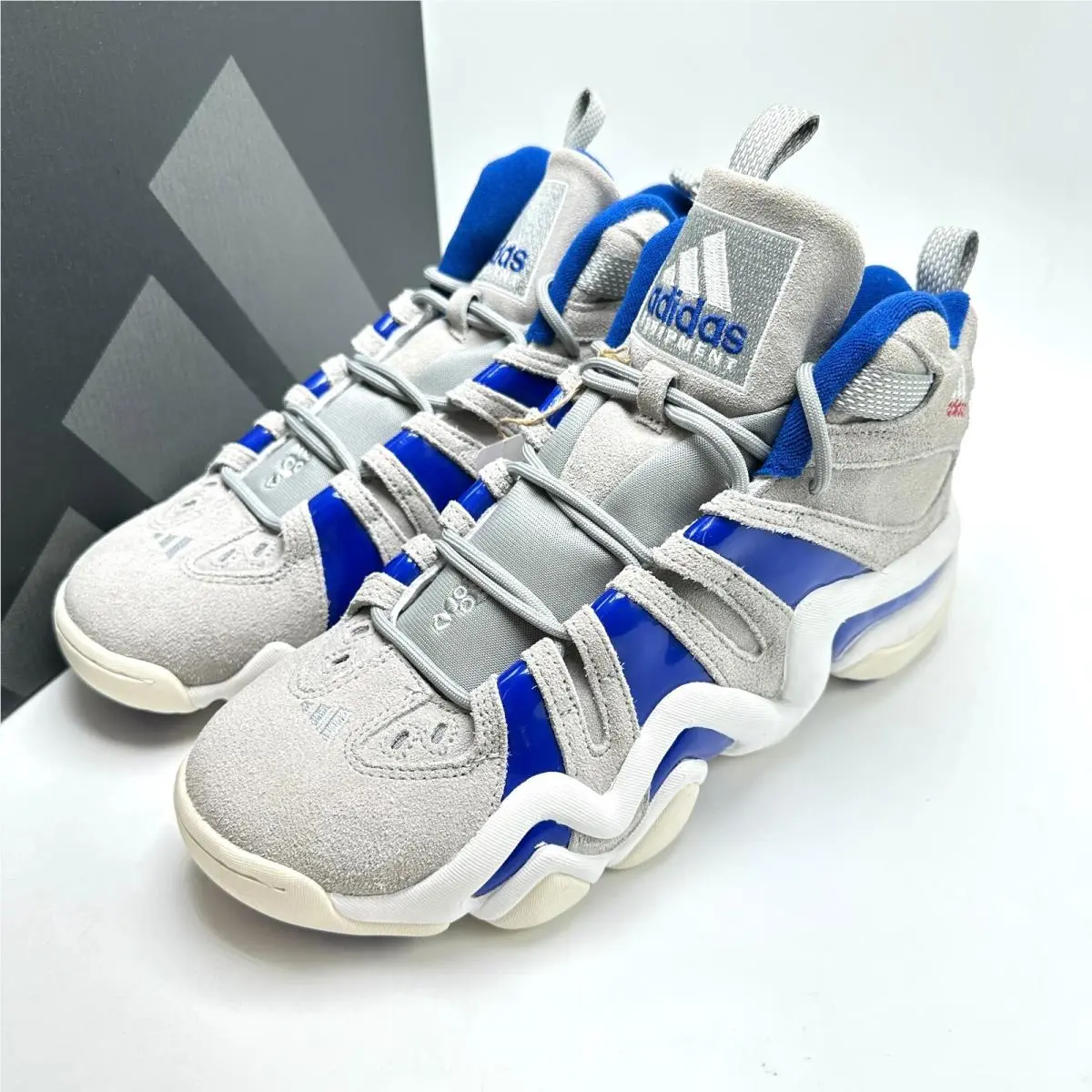Adidas shoes - adidas Crazy 8 - Crazy - IG3737 - Grey/Royal Blue/Footwear White 5