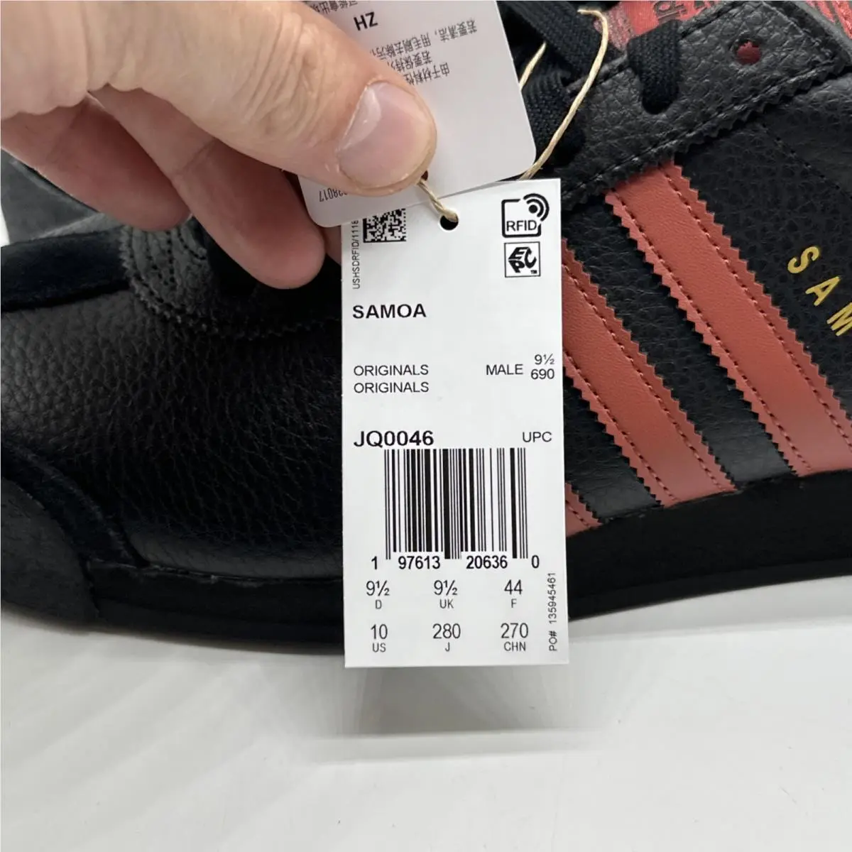 Adidas shoes - adidas Samoa - Samoa - JQ0046 - Black (UPC: 197613206568) 4