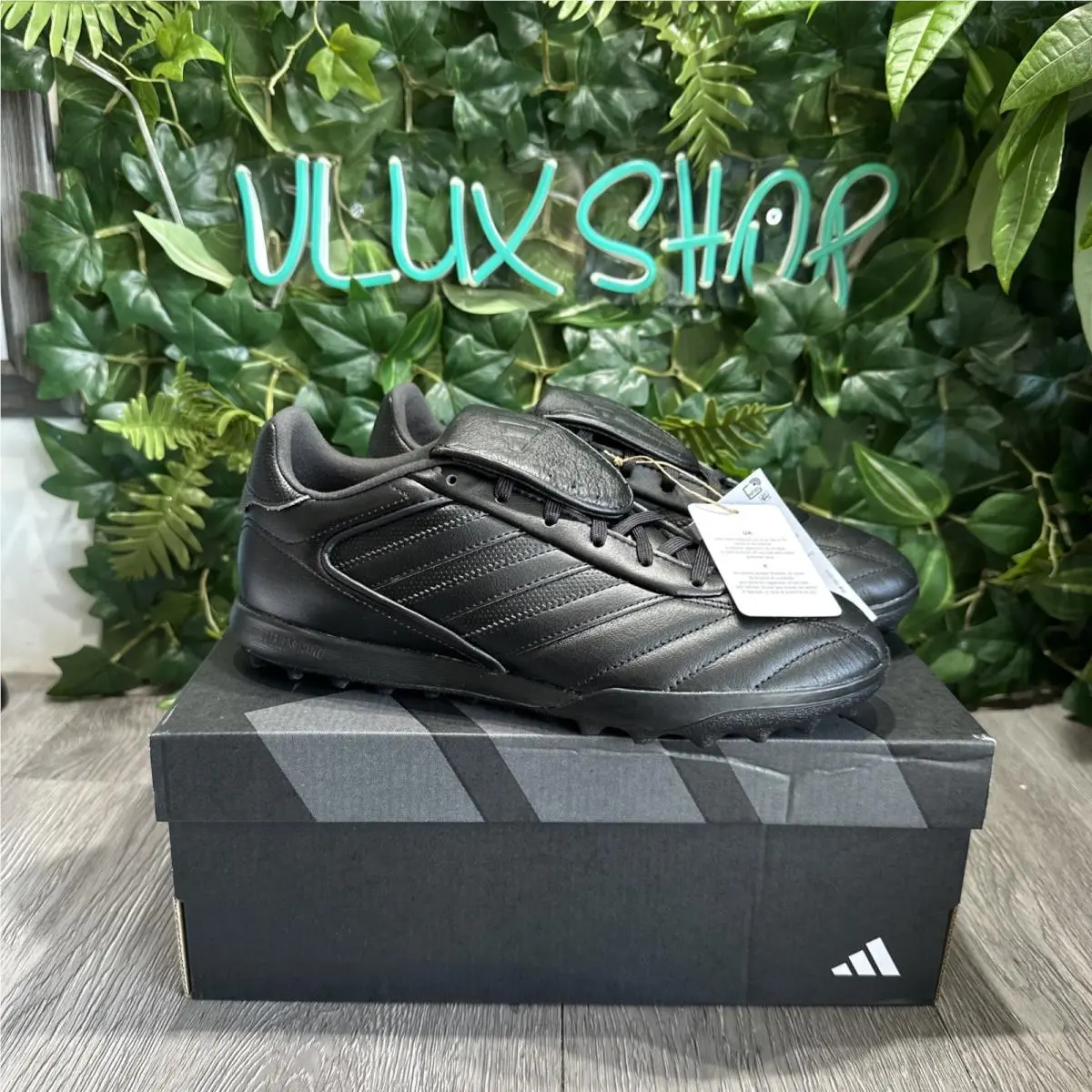 Adidas Copa Gloro Turf Boots Men`s Black Football Shoes Soccer Sports Sz 7 / W8
