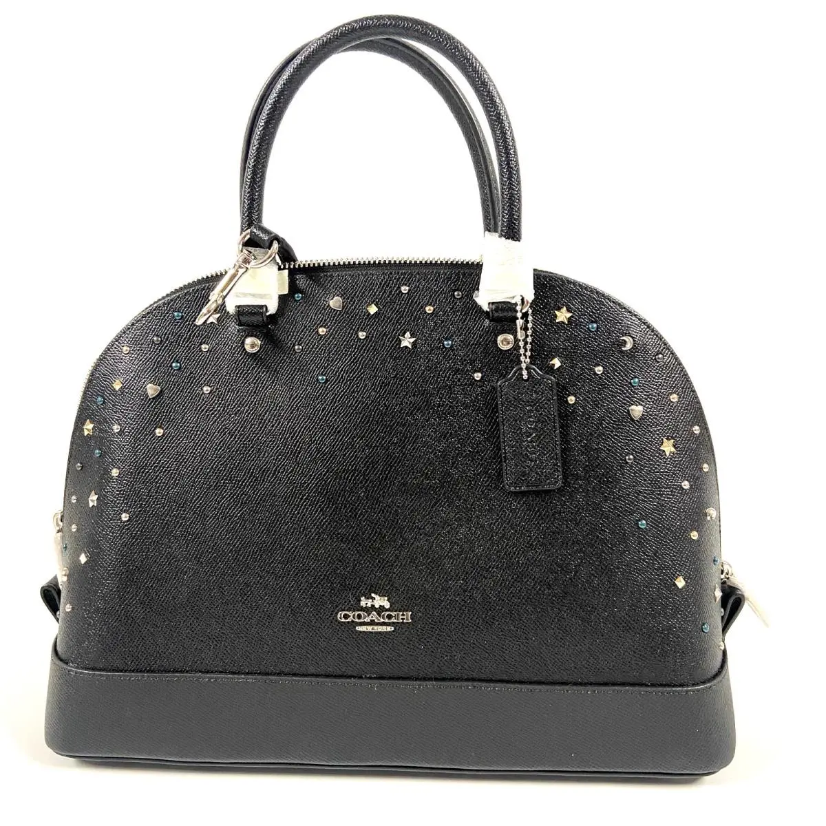 Coach Sierra Satchel with Stardust Studs F22300 Black