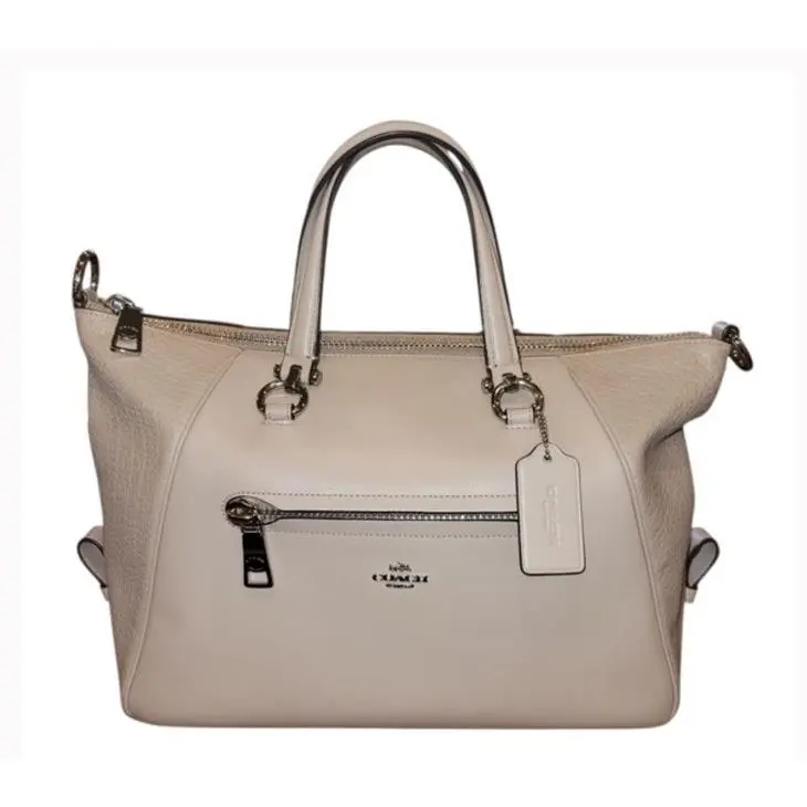 Coach Primrose Grey Birch Satchel Bag 55532 Mixed Leather