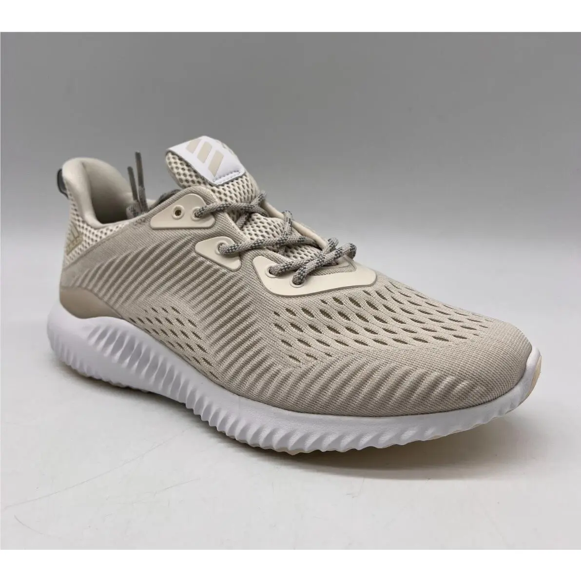 Adidas Alpha Bounce Beige Running Shoes Women`s Size 10 BW1196