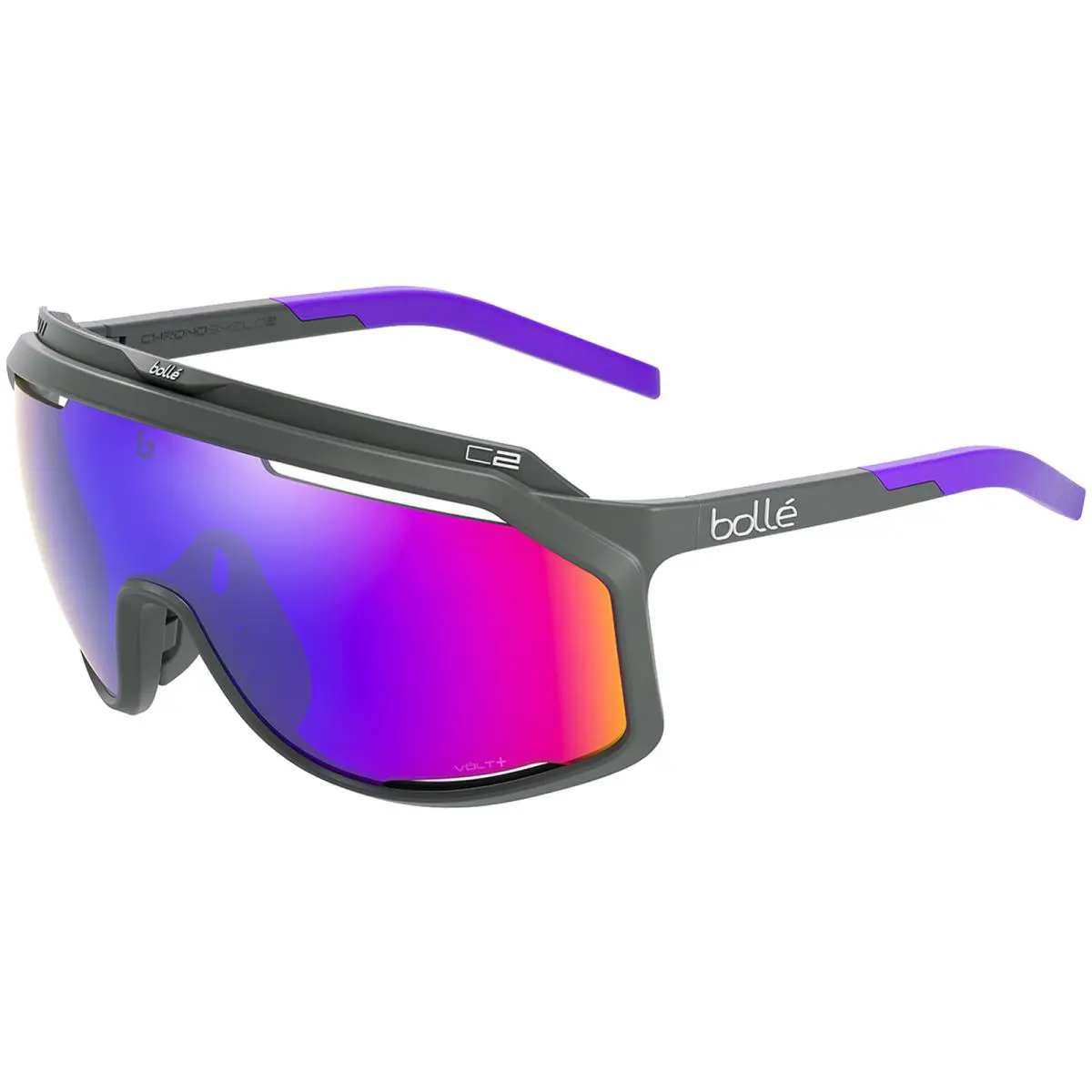 Chronoshield Polarized Volt+ Titanium Mt Shield Sunglasses BS018002 Taiwan by Bolle