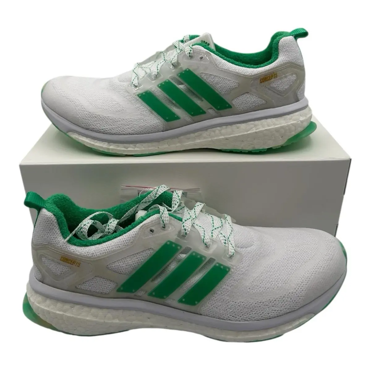 Adidas Concepts x Energy Boost Shiatsu Shoes Mens 10 White/green Sneakers - White