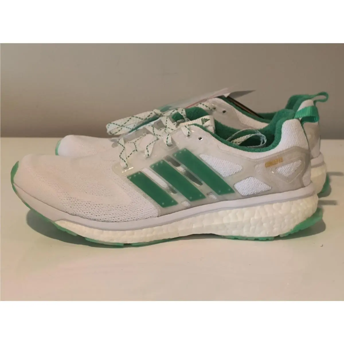Adidas Concepts x Energy Boost Shiatsu Shoes Mens 10 White/green Sneakers - White